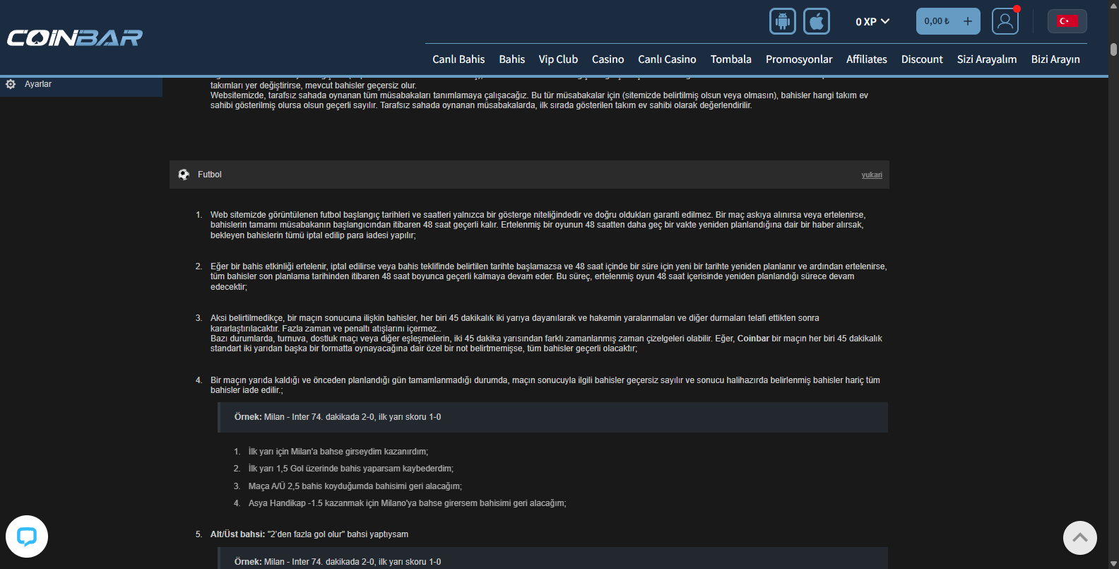 Coinbar Canlı Masa Oyunları